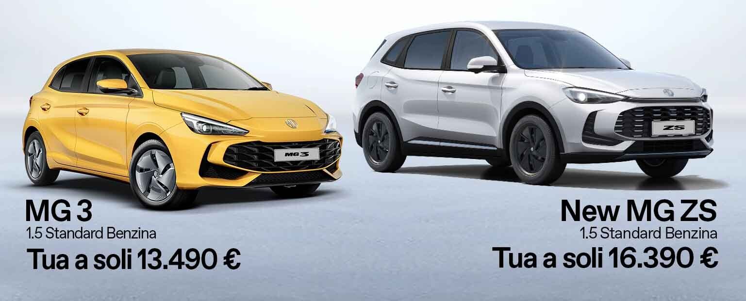 NUOVA GAMMA MG3 E MG ZS NUOVA GAMMA MG3 E MG ZS